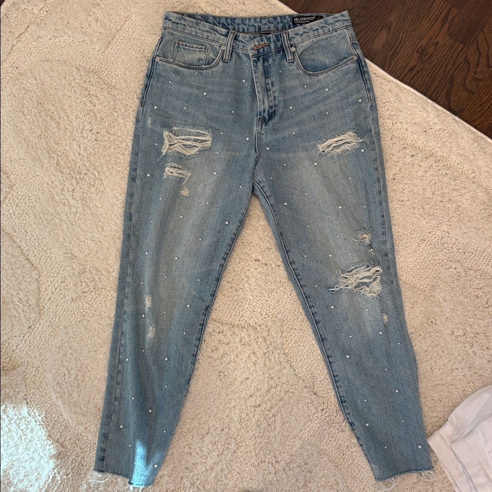 Blank NYC Light Blue Denim Jeans